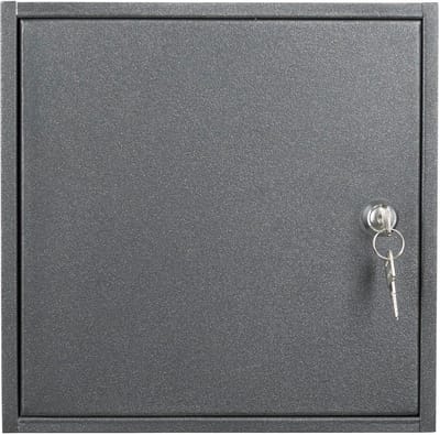 Inbouw brievenbus - Wand brievenbus - Post ontvangen - Afsluitbaar met sleutel - 27 cm hoog - Antraciet