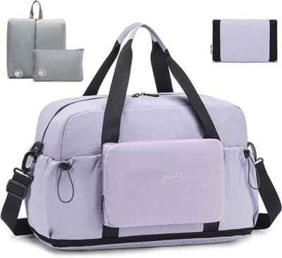 Grote Vouwbare Reisbagage 50L voor Handbagage 55x40x23 - Ideaal voor Weekendtrips, Sport en Fitness met Toilettas - Lichtgewicht en Ruim voor Mannen en Vrouwen