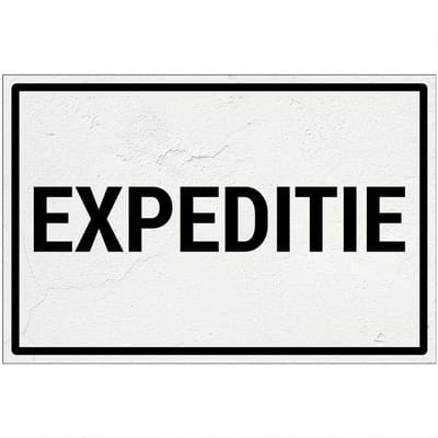 Expeditie bord | Forex Re materiaal | 18 x 12 cm