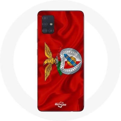 Coque - Maniacase - Samsung Galaxy A71 - Souple - Protection - Motif Benfica noir