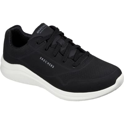 Skechers Ultra Flex 2.0 Vicinity Synthetic Heren Zwart/Wit Trainers