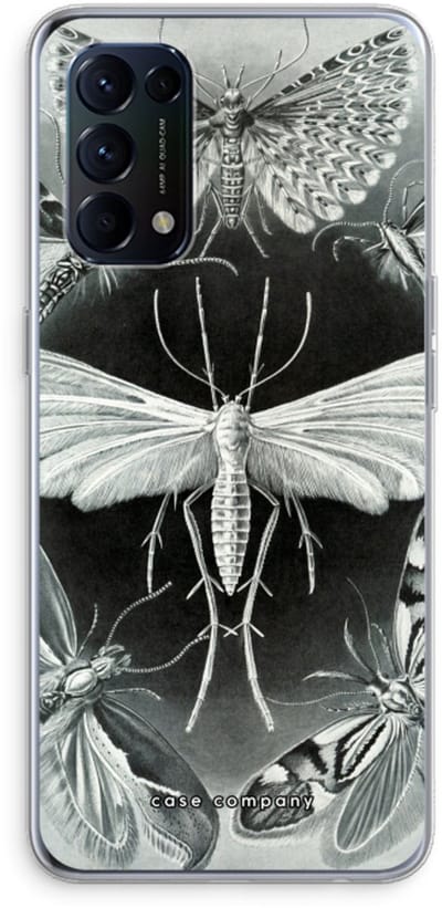 Case Company® - Hoesje geschikt voor Oppo Find X3 Lite hoesje - Haeckel Tineida - Soft Cover Telefoonhoesje - Bescherming aan alle Kanten en Schermrand