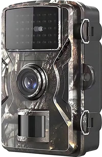 Wildcamera Geschikt voor bewegingsdetectie, nachtzicht, 12 MP 1080P HD-resolutie, IP66 waterdicht, Geschikt voor dierenfotografie en natuurfotografie.