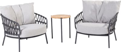 Calpi lounge balkonset 3 delig rope 4 Seasons Outdoor