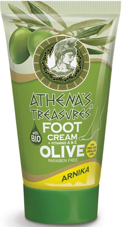 Pharmaid Athenas Treasures Voetcreme Arnika 100ml | Voetverzorging Olijfolie