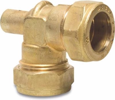 Bonfix Ontluchter knie 90° messing 15 mm knel KIWA