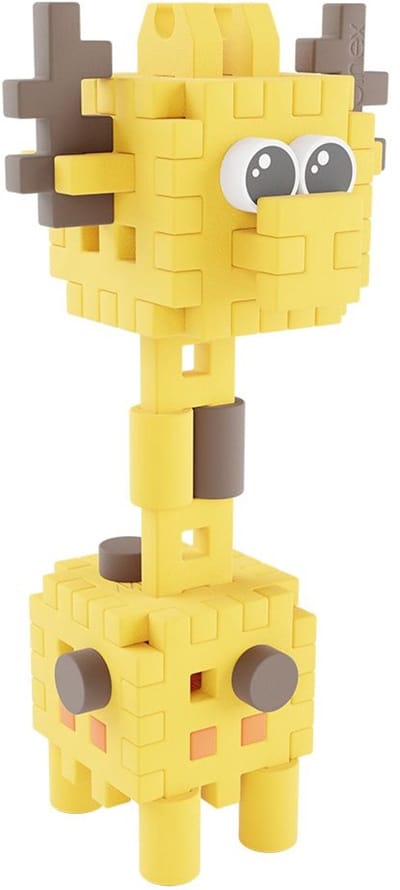Mini wafel blokken schoolset pocket pets - Marioinex - vanaf 3 jaar
