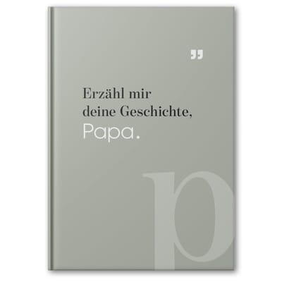 Dailygoods- Invulboek Papa - Persoonlijk Herinneringsboek - Cadeau voor Vader - Familiequiz - Verhalen en Herinneringen - Uniek Gebaar