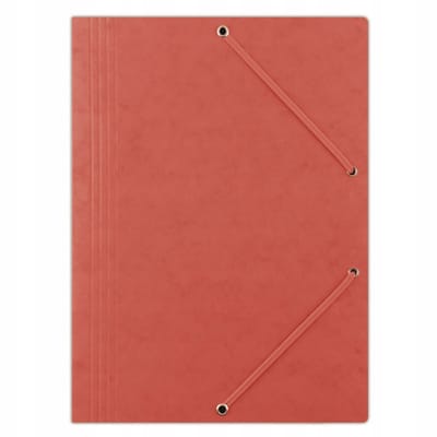 Donau Rode A4 Map met Elastiek - 390g/m² Gecoat Karton