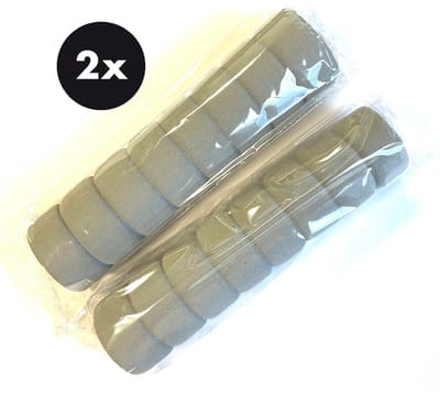 Actie4you® - 2 Stuks Mooie Deurklink Bescherming - Schuim - Foam - Deurbeslag – Stootdop - Grijs