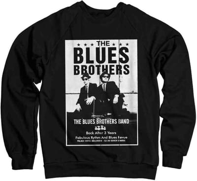 The Blues Brothers Sweater/trui -S- Poster Zwart