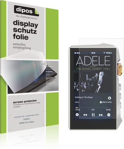 dipos – 4x Matte Beschermfolie geschikt voor Hidizs AP80 Pro Max | Krasbestendige & antireflecterende Screenprotector Ultra-Thin