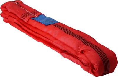 Ronde Hefband - Hijsling - Materiaal Transport - 7-voudige Veiligheid - 5000 kg 4 meter - Rood