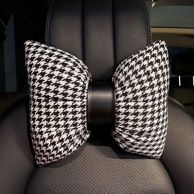 Accessoires Coussin de Voiture Quatre Saisons Universel Soie Glacée Voiture avec Coussin de Siège Respirant Antidérapant Housse de Siège de Voiture Grille Oiseau Rouge Net