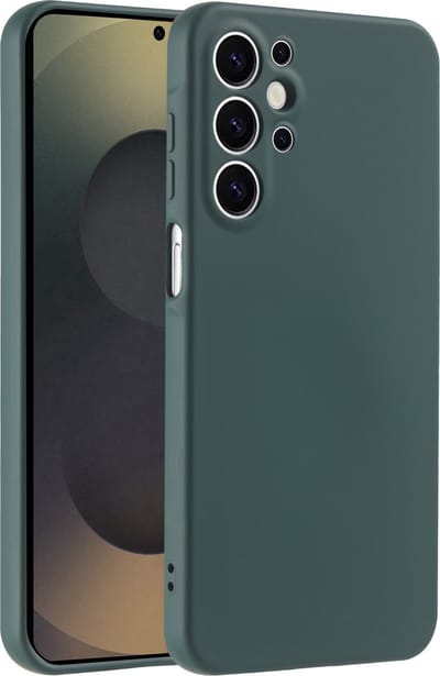 Hoesje geschikt voor Samsung Galaxy S25 Ultra hoesje zacht siliconen- Arara backcover - Pine Groen