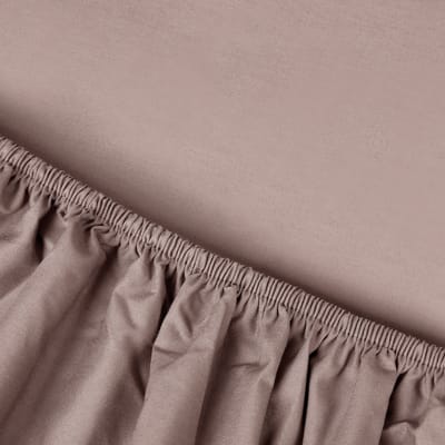 Kayori Puro Hoeslaken Katoen Perkal - 90x210-220cm - Matrasdikte 35 cm - Hotelkwaliteit - Oudroze