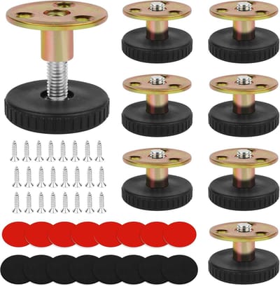 Solidchoice - Set van 8 Verstelbare Meubelpoten met Montageaccessoires