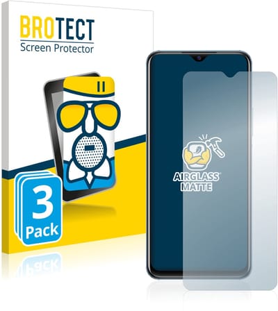 BROTECT - Screenprotector voor Vivo Y33s - Folie Beschermfolie Beschermglas matte 3 Stuks