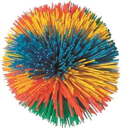 Spordas Pom Pom Ball rubberen speelbal voor kinderen en jongleren.