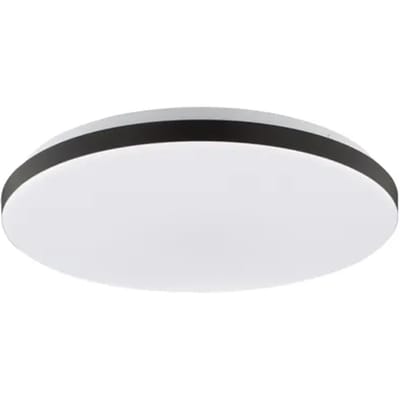 Brilliant Plafondlamp Livio - Zwart - 38,5cm - Warm Wit - Sensor - 26w