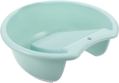 Draagbare Wasbak - Wasbord - Kleine Was - Antislip - 37x34x13.5CM - Blauw