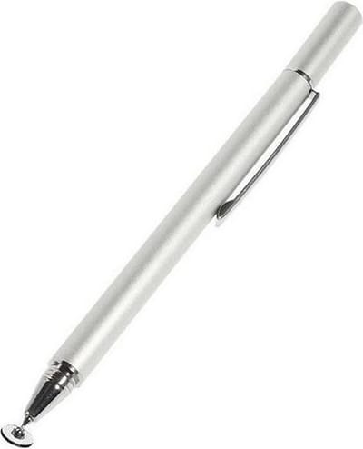 Knaak Universele Stylus Pen - Geschikt Voor Tablet & Smartphone - Precieze Aanraking - Zilver - 1 Stuk