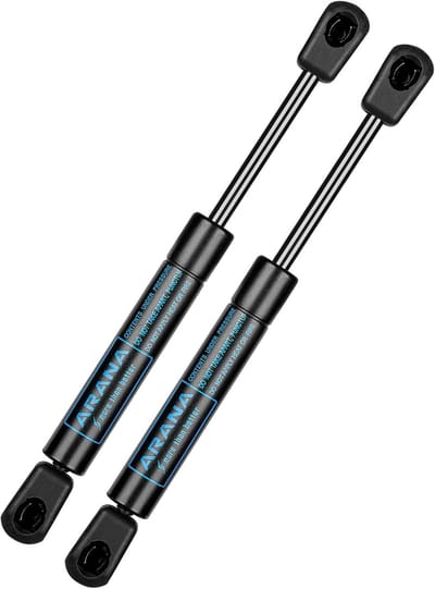 Gasveer Set - Hydraulische Dampers - Kofferbak Ondersteuning - 178N Kracht - 200mm Lengte - Zilver