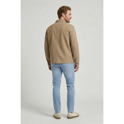 Cars Jeans Tobias Ls Jacket Shirt Brown Size: S | Light Jackets Outlet | Heren | Bruin