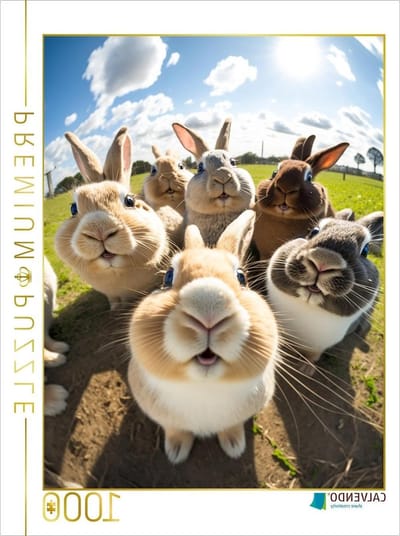 Puzzel Hazen - Legpuzzel Dieren - Ontspannend Puzzelen - Unieke Kleuren - 48 x 64 cm - Multicolor