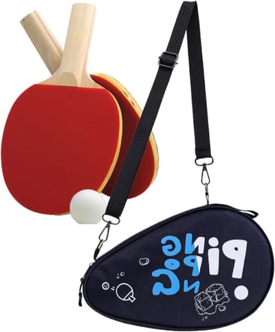 Tafeltennis Case - Bat Opbergtas - Sport & Reizen - Waterdichte Hardcase - 30x20x4 cm - Zwart