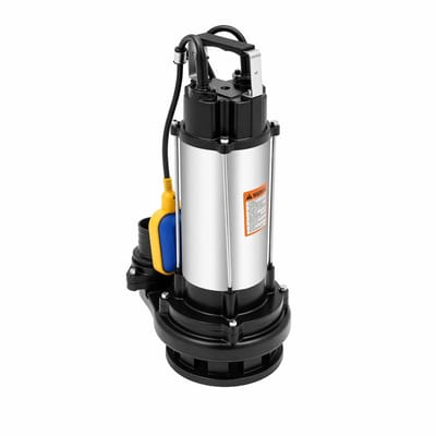 Sello! dompelpomp / vuilwaterpomp – 1500 W – 36.000 l/pu – rvs – automatisch vlotterschakelaar – thermische beveiliging