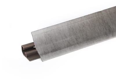 DQ-PP 3 m HOEKLIJST - Beton - 23 x 23 mm - PVC - GRATIS schroeven - Keukenlijst Werkblad Afwerkingslijst Lijst Keuken Keukenafwerkingslijst Wandafwerkingslijst Tafelbladlijst