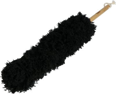 Valma ECO Friendly Bamboe Plumeau - Duurzame milieuvriendelijk bamboe steel – Lengte 56cm - Efficiënt schoonmaken van luxaflex, jaloezieën, lamellen & hoge planken - Ophangkoord