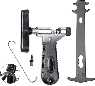 2-in-1 Fiets Ketting Tool en Ketting Checker, Universele Reparatietool voor Fietskettingen met Slijtage Indicator