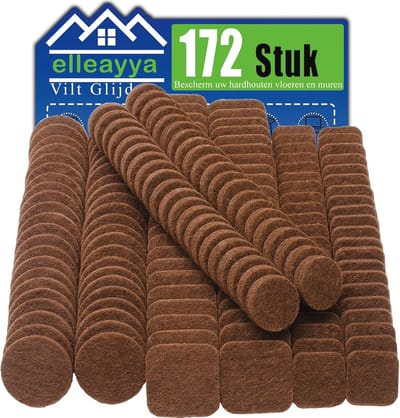 Zelfklevende Viltpads voor Meubels - 172 Stuks - Vloerbeschermers en Geluidsreducerend