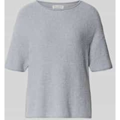 Boxy fit Pullover van Katoenmix-badstof