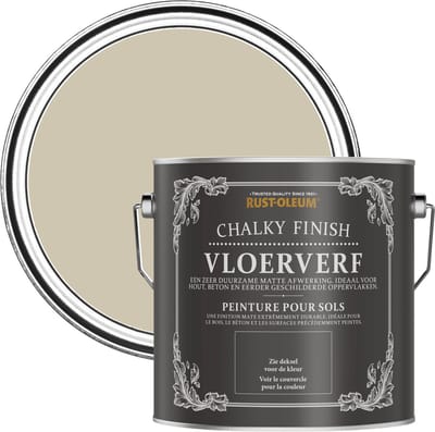 Rust-Oleum Beige Vloerverf - Zilversalie 2,5L
