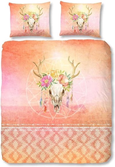 Good Morning Dekbedovertrek -  Skully - 240 x 200/220 cm - 100% Katoen