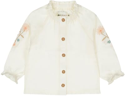 Dirkje Meisjes Blouse - Sand