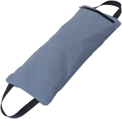 Yoga Zandzak - Fitness Vuller - Ondersteuning Gewicht - Ongevuld Aanpasbaar - 36x21cm - Grijs