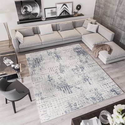 Tapiso Troya Vloerkleed Woonkamer Slaapkamer Licht Creme Design Eyecatcher Interieur Woonsfeer Modern Trendy Duurzaam Hoogwaardig Tapijt Maat - 200x300