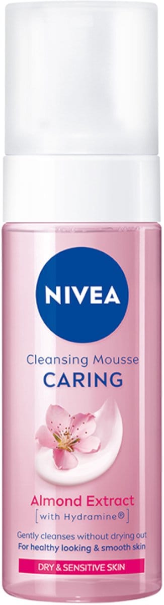 Nivea - Gezichtsreinigingsmousse - 150 ml - Verzachtende Formule - Voor Droge en Gevoelige Huid