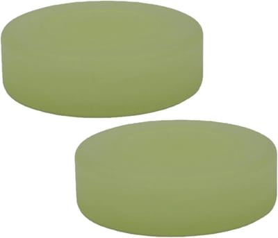 Lichtgevende Hockeypuck - Glow in dark - Sport Training - Zichtbaar in Donker - 9 cm Diameter - Groen