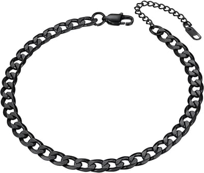 Elegante Enkelband voor Dames en Meisjes | Kiezen uit Cubaans, Figaro of Graan | Roestvrijstaal, Goudkleurig of Zwart