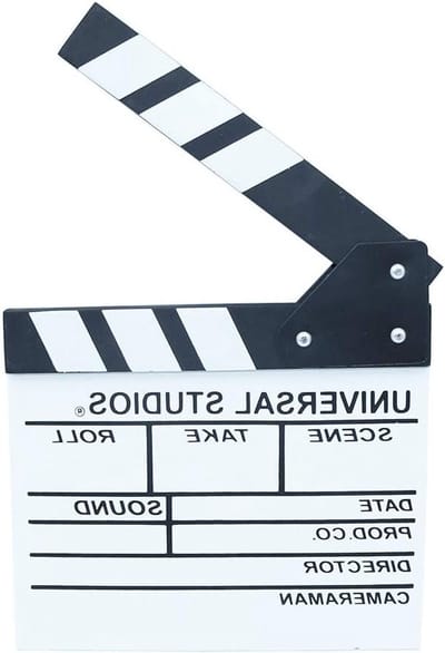 Houten Klapbord voor Opnames 20cmx20cm - Filmset Accessoire, Decoratie en Regisseurshulp