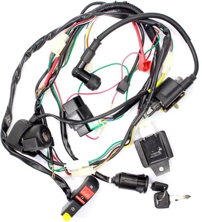 Kabelset 125cc Chinese Dirtbike/Quad - motor 139FMB, 147FMD, 152FMH, 154FMI