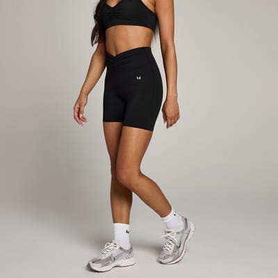 MP Tempo short met geplooide voorzijde voor dames - Zwart - XS