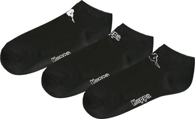 Kappa - Logo Trex 3-Pack - 3-Pack Sokken - 35 - 38 - Zwart