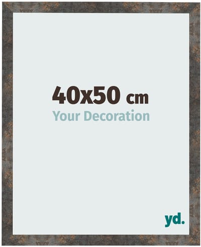 Your Decoration - Fotolijst 40x50 cm - MDF - Geoxideerd Metaal - Bologna