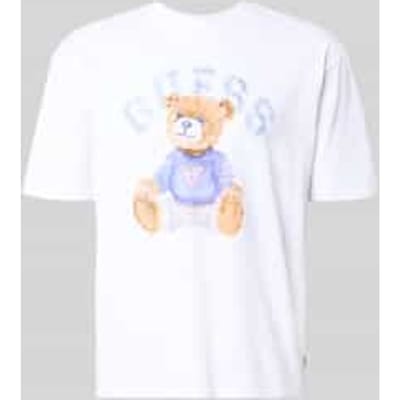 Guess Bear T-shirt Met Korte Mouwen Wit L Man